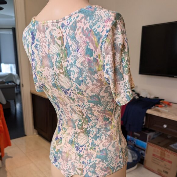 AllSaints Masala Raffi Bodysuit Size 6 - Picture 2 of 3